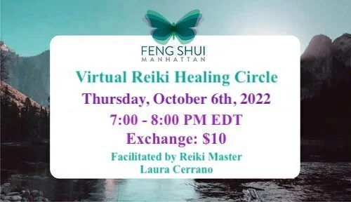 VIRTUAL REIKI HEALING CIRCLE - THURSDAY, October 6th, 2022 @ 7 PM EDT