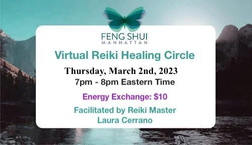VIRTUAL REIKI HEALING CIRCLE - March 2nd, 2023 AT 7:00 PM EDT
