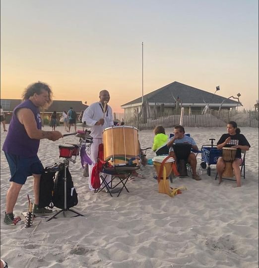 Laura Cerrano of feng shui long island Robert Moses Drum Circle.jpeg