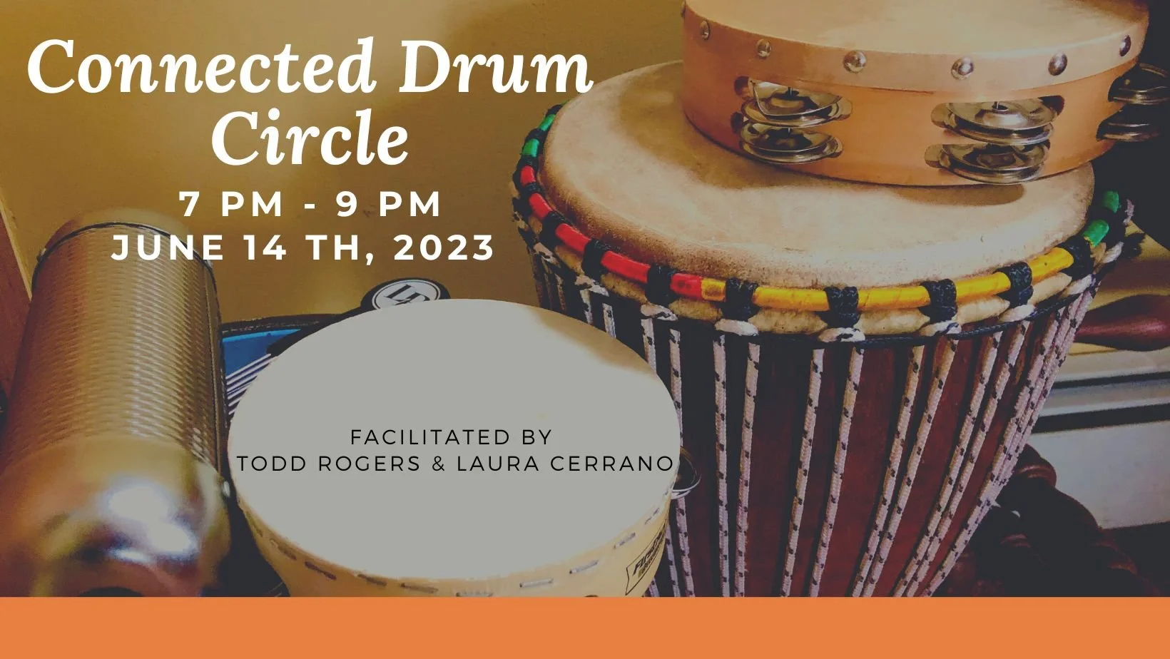 Connected Drum Circle on 6/14/23 at 7 PM - Central Park, NYC