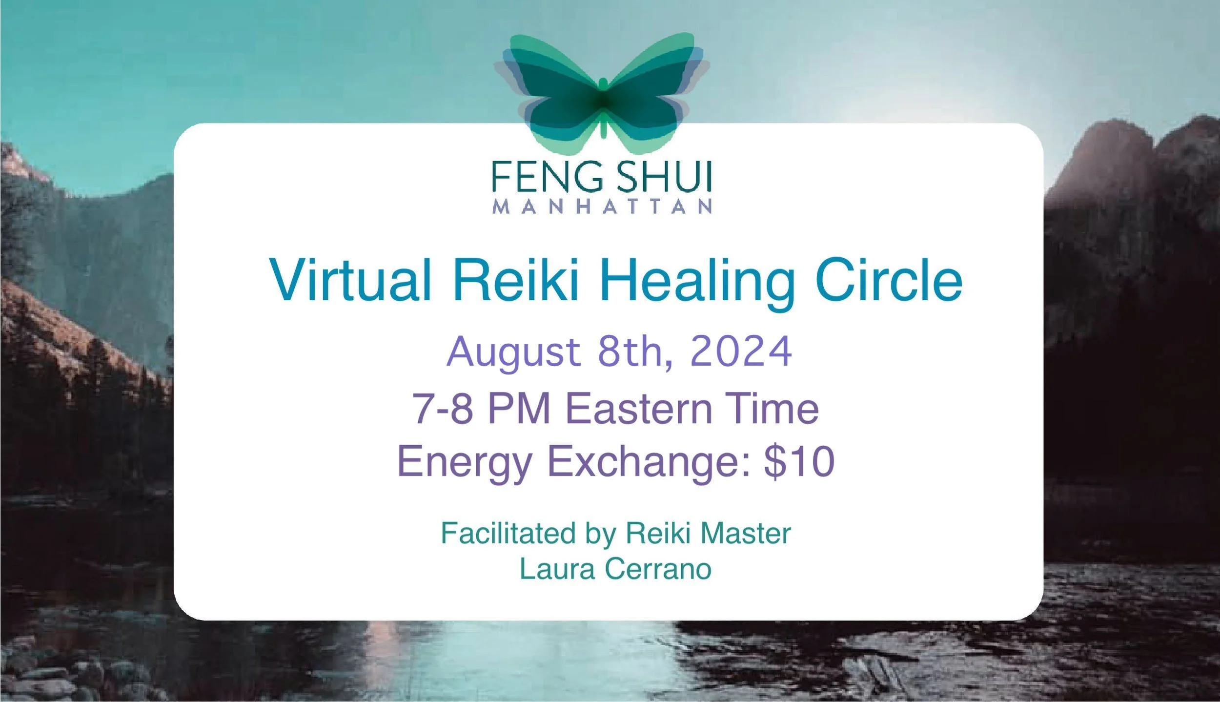 Virtual Reiki Healing Circle - August 8th, 2024 at 7:00 PM EST
