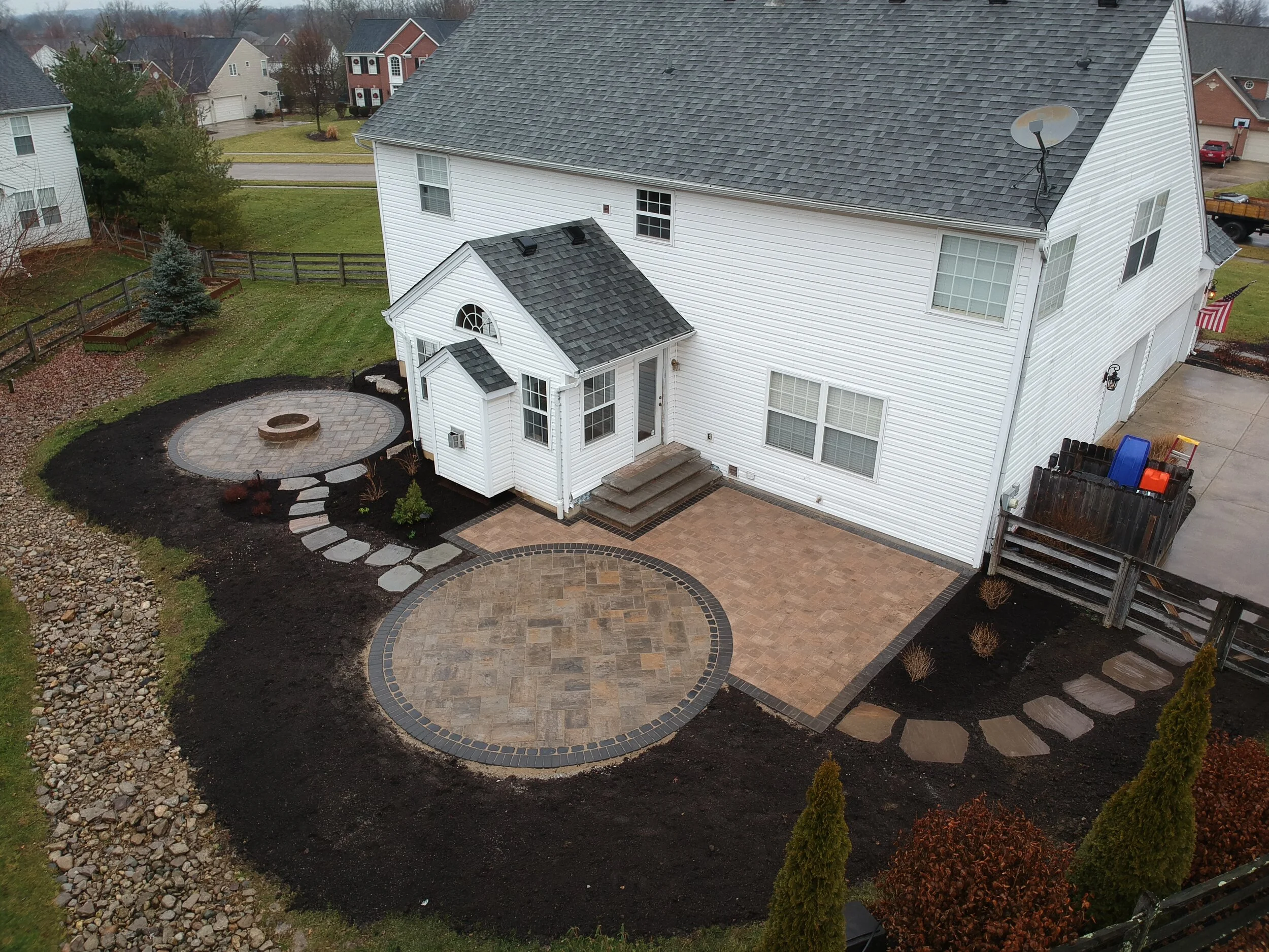 Paver Patios & Fire Pit - Liberty Twp