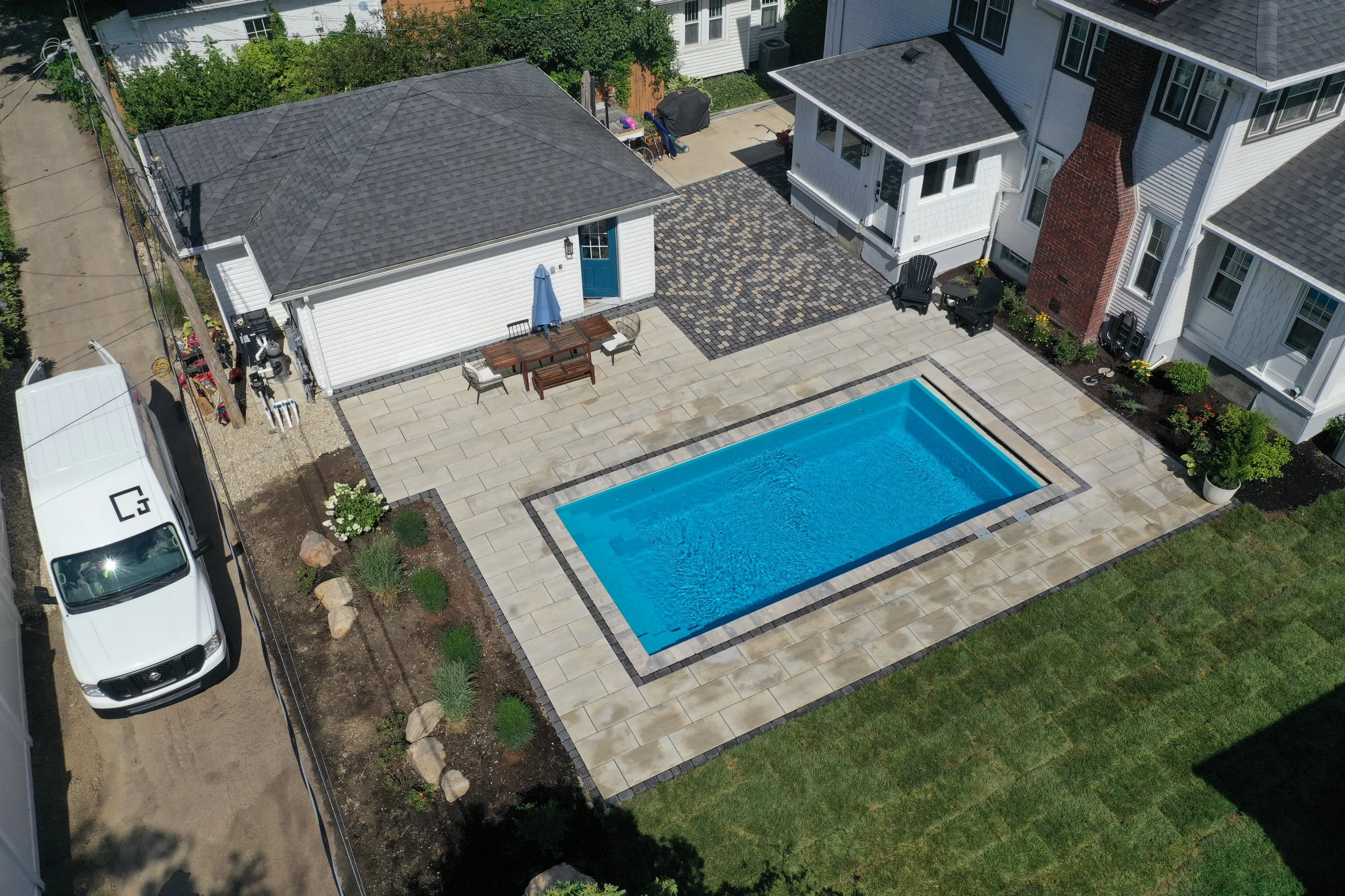 Pool & Paver Patio - Tipp City