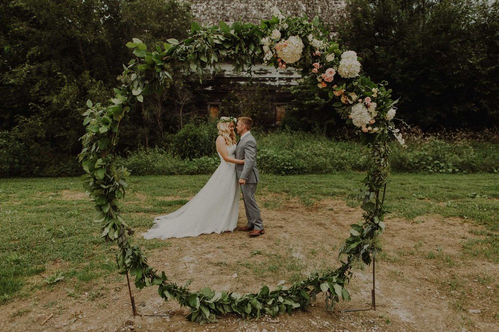 The Barn at the Ackerhurst Dairy Farm wedding