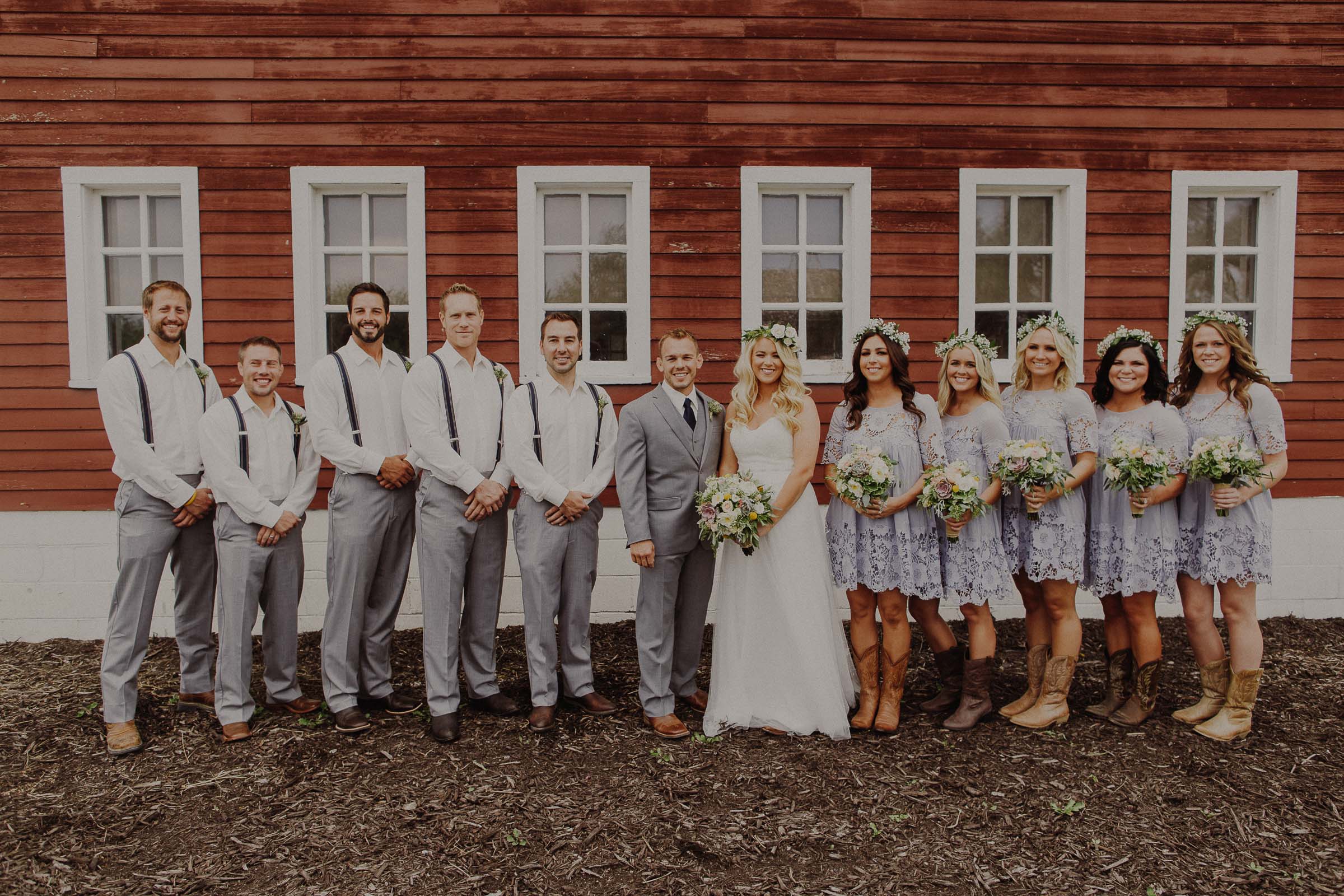 The Barn at the Ackerhurst Dairy Farm wedding