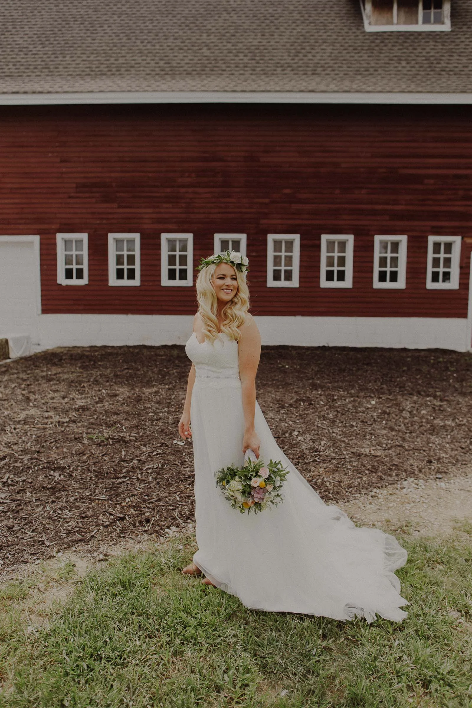 The Barn at the Ackerhurst Dairy Farm wedding