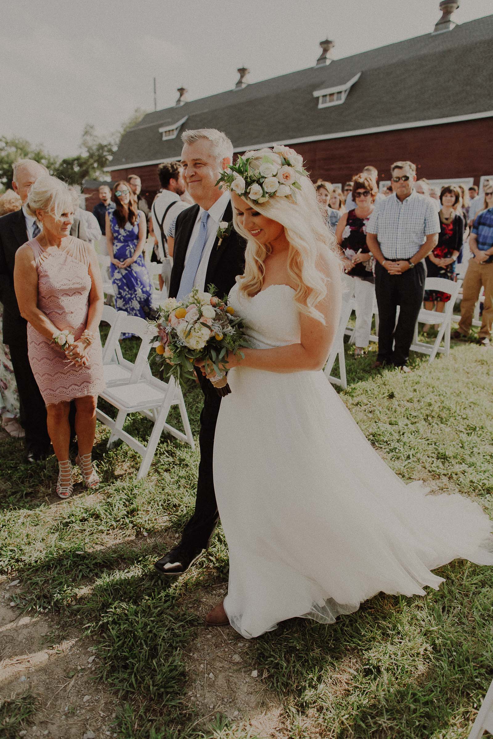 The Barn at the Ackerhurst Dairy Farm wedding