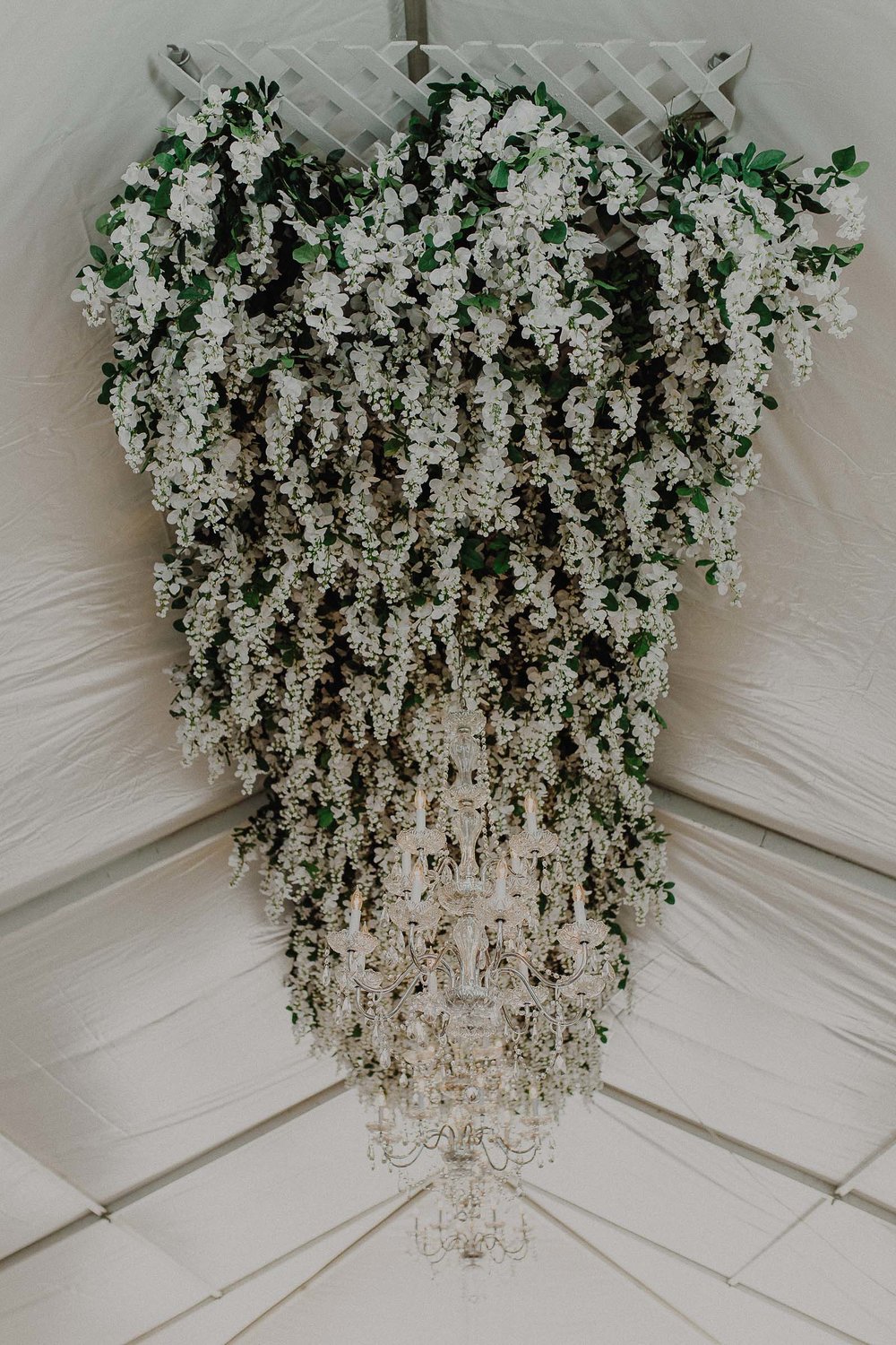 epic flower piece for wedding ceremony