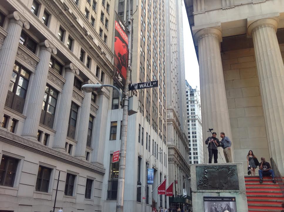 WALL STREET Sign