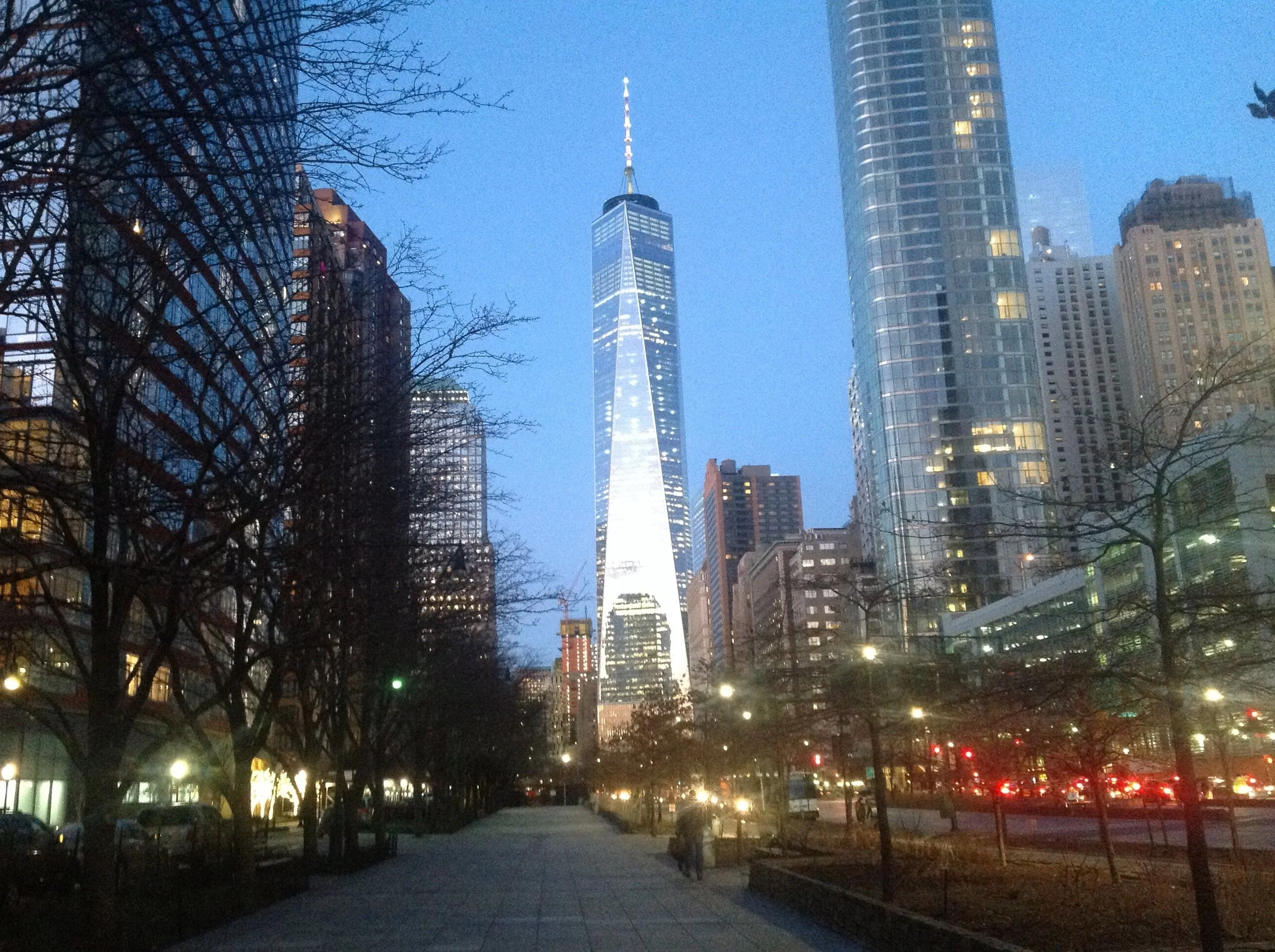 Freedom tower in new york city (which replaced the world trade center)
