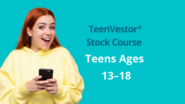 Teen Taking Investing Lessons on App