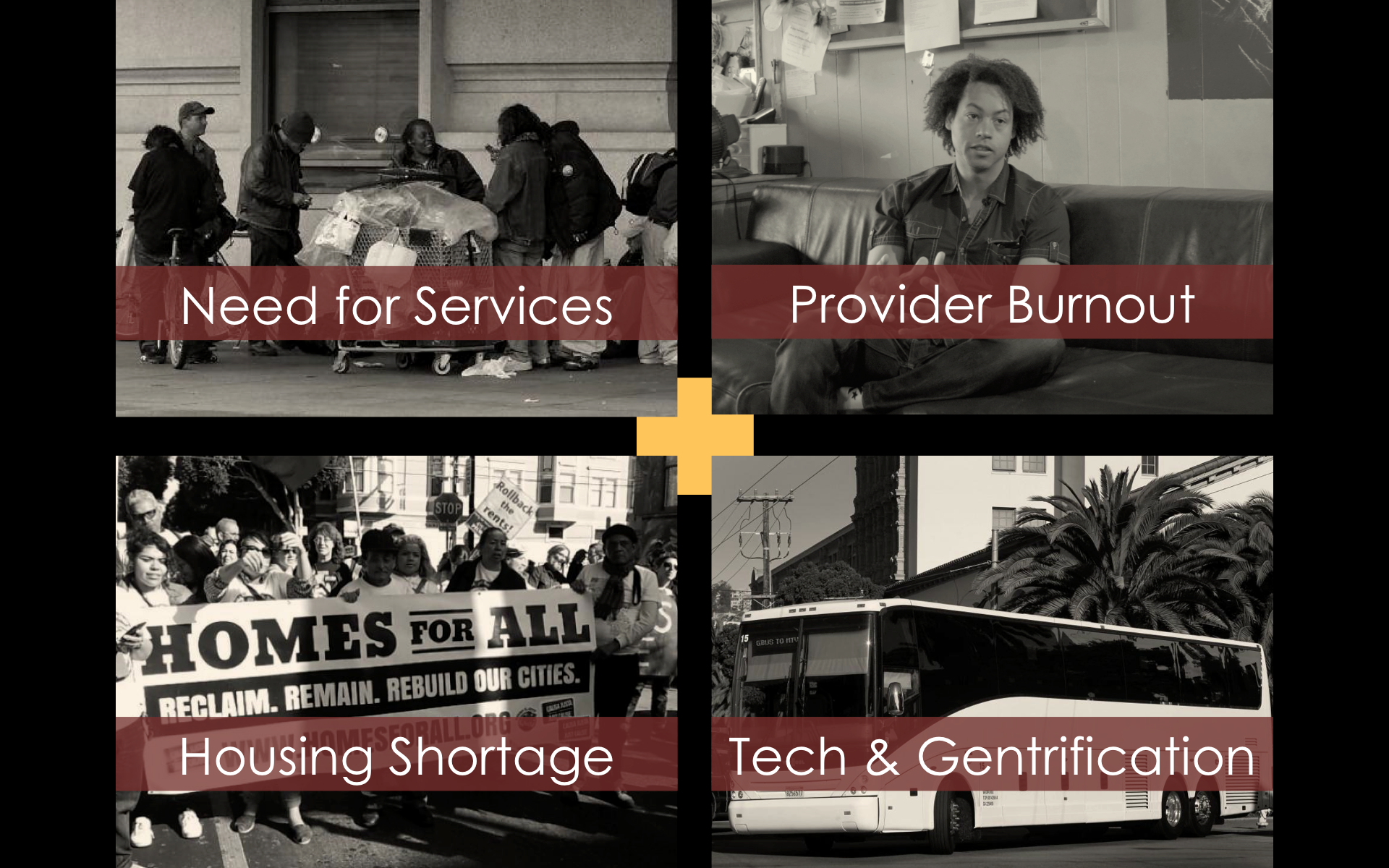 THE ISSUES | All of these stakeholders have specific needs.