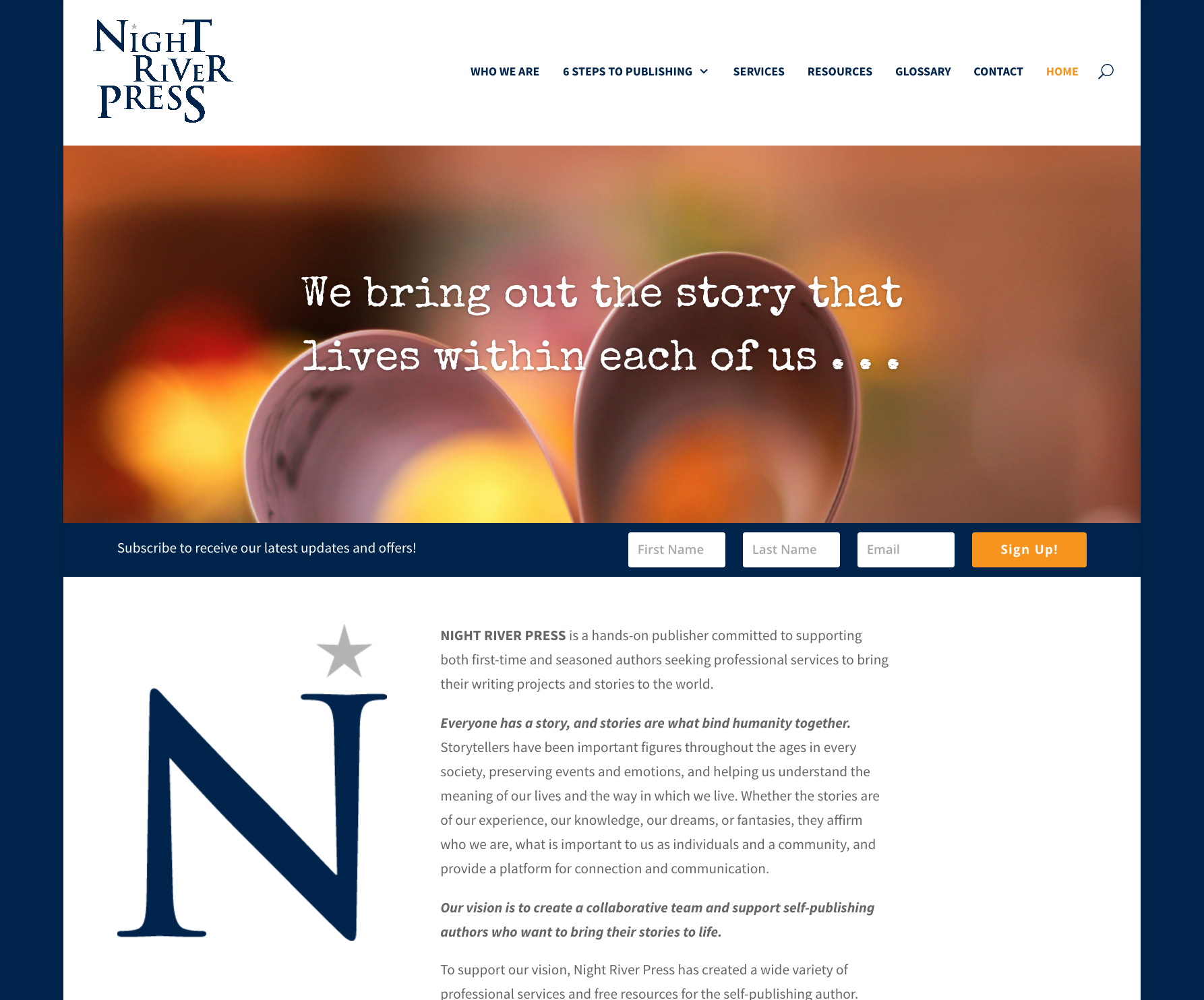   WEBSITE DESIGN +&nbsp;DEVELOPMENT, TRADEMARK, BRANDING &nbsp;|  Night River Press  