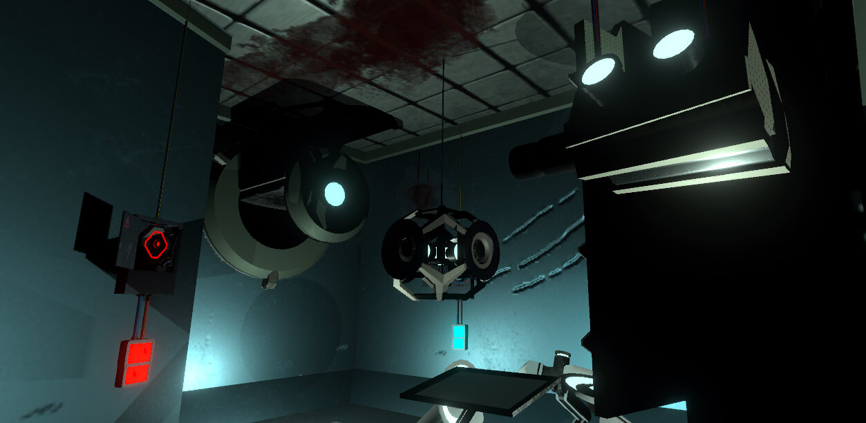  The medical room, which is flipped upside down the second time a player goes into the room, due to some “unseen entity.” 