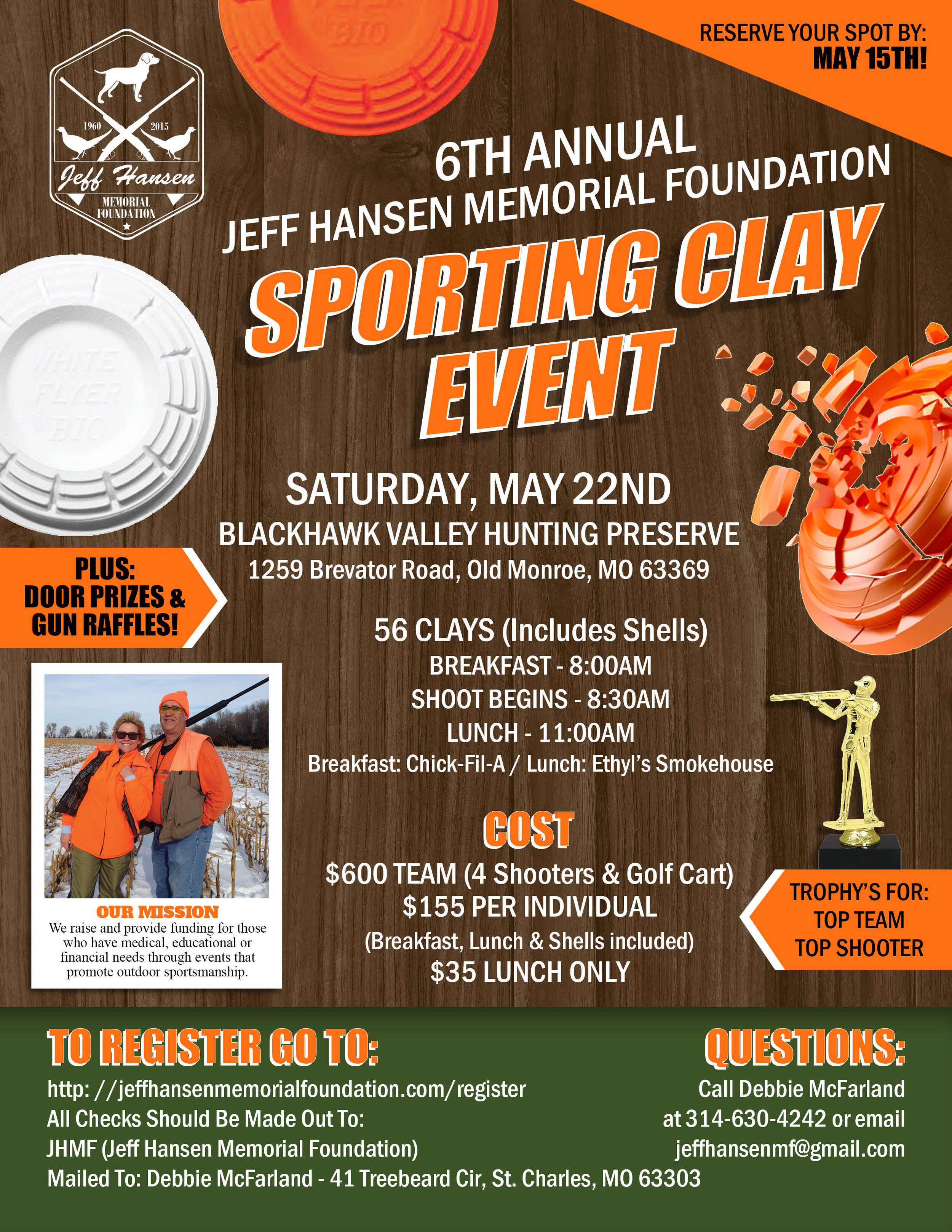 6th Annual Jeff Hansen Memorial Foundation Sporting Clay Event