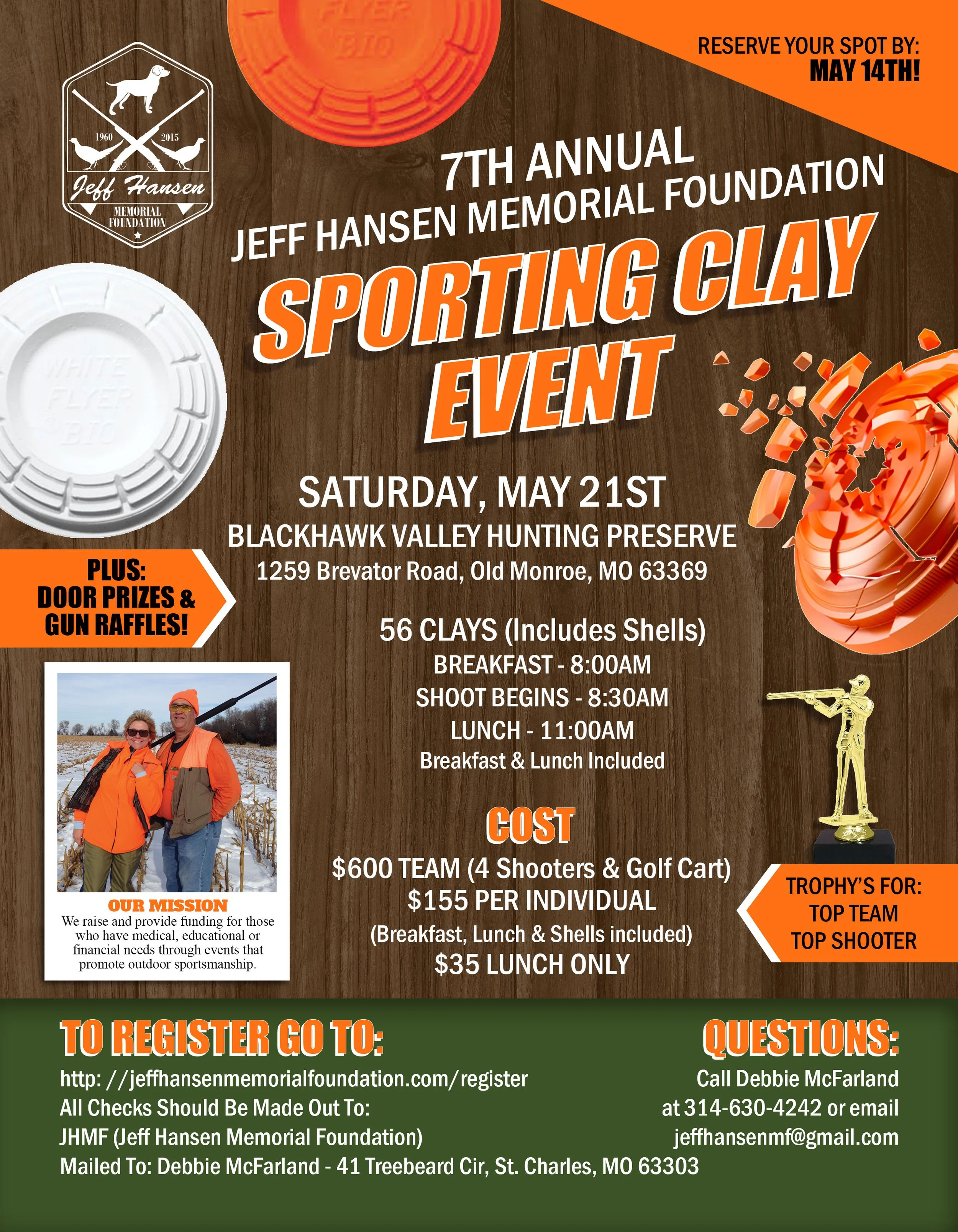 8th Annual Jeff Hansen Memorial Foundation Sporting Clay Event (Copy)