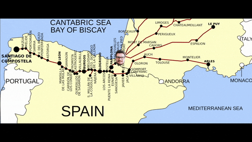 The French Way of the Camino de Santiago. I will be hiking the Spain portion beginning in St. Jean Pied De Port and ending in Santiago de Compostela.