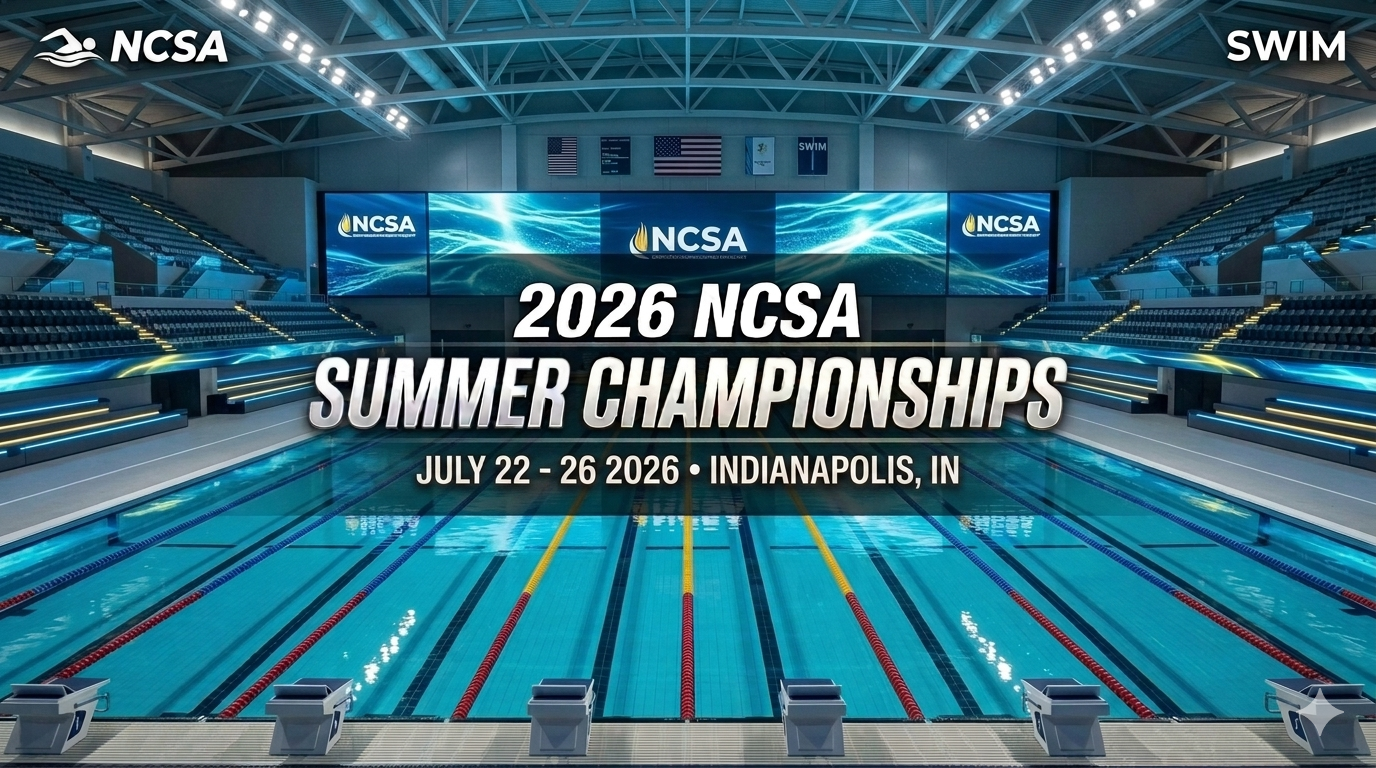 2026 NCSA Summer Championships | Indiana University Natatorium | Indianapolis, IN - July 22-26