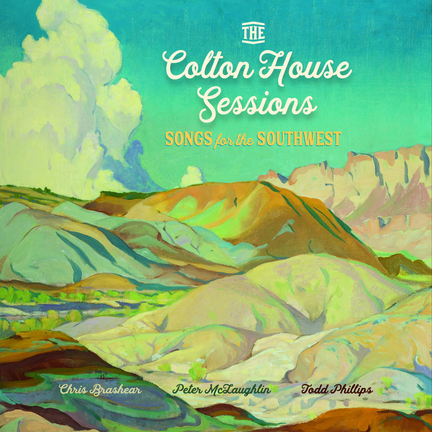 New CD cover featuring 1928 painting "In the Valley of the Painted Hills", by Museum of Northern Arizona founder, Mary-Russell Ferrell Colton.