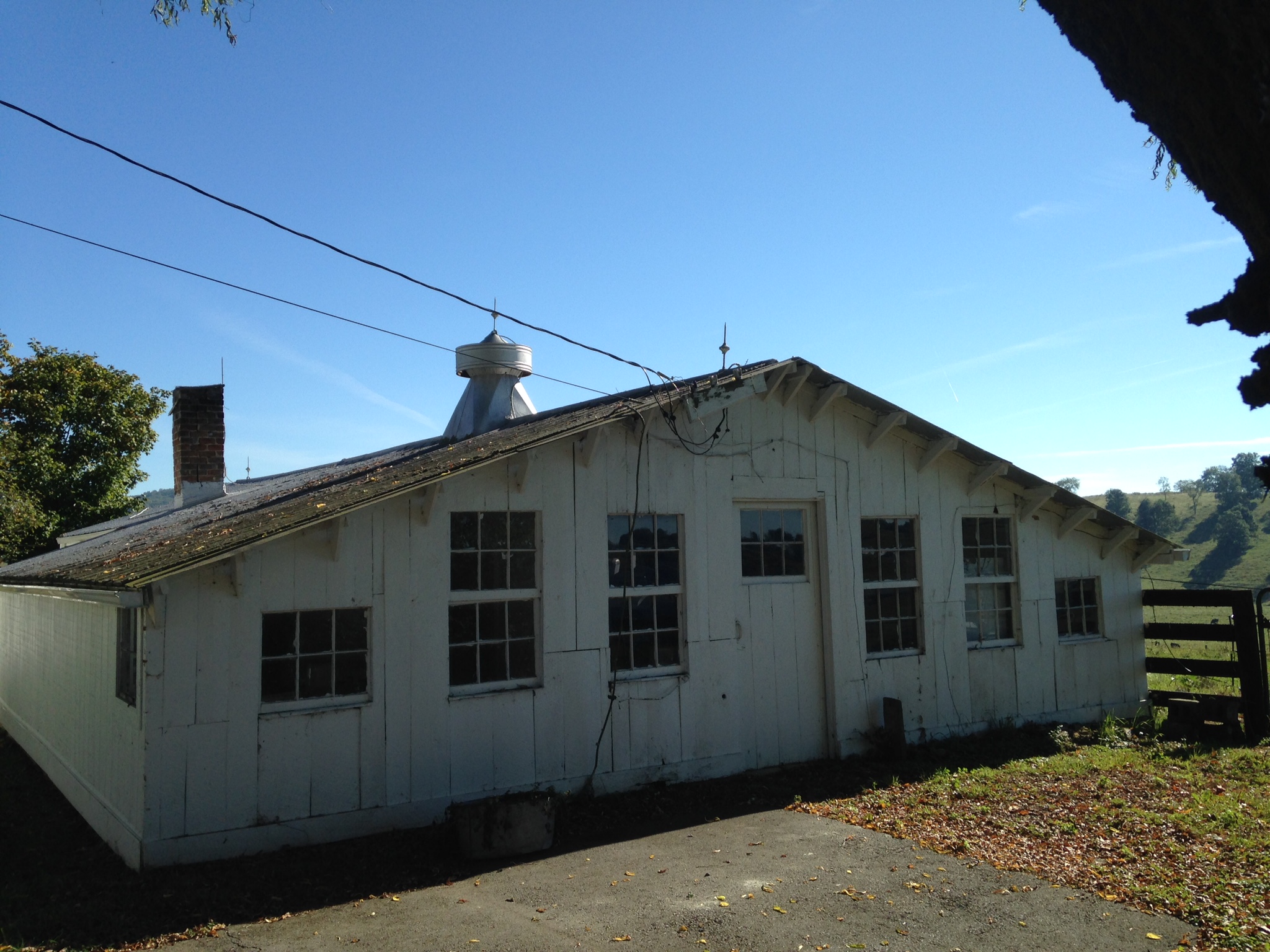  This dressing house was built about 1950 and served as the place the turkeys were killed, scaled, picked, cleaned, chilled and bagged for delivery and sale. 