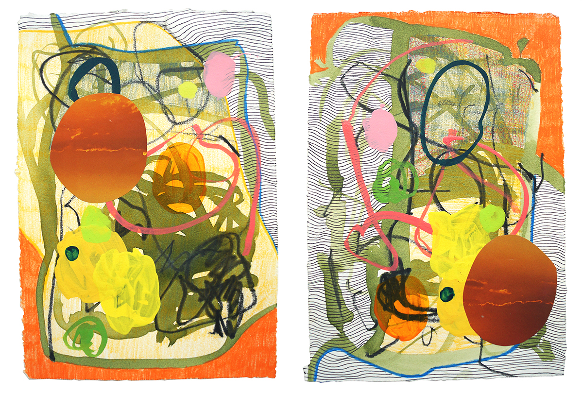 Untitled (55) - 2018 (diptych)