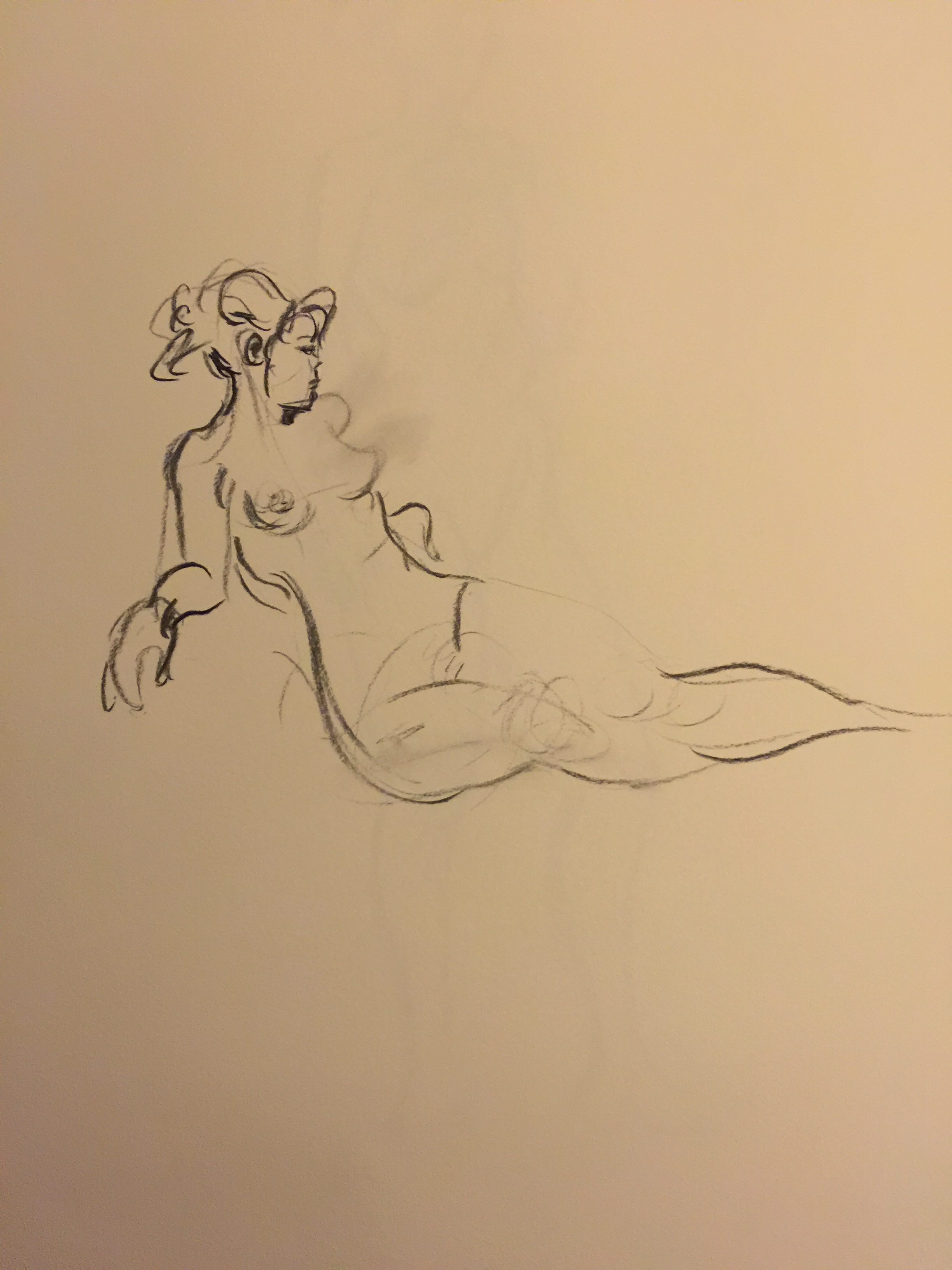 Girl Reclining