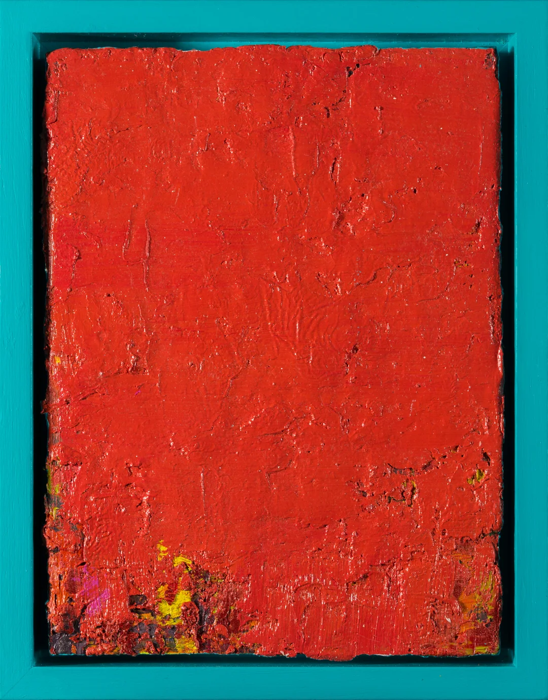 Tea In Sin Chille, oil on canvas, acrylic on timber frame, 35.5 x 28 x 5.5cm
