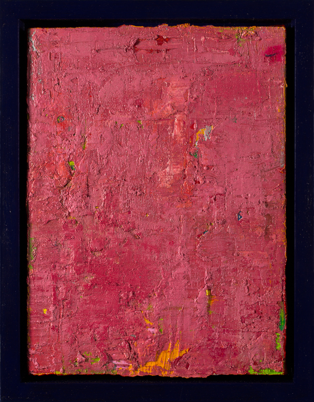 Sherbet Sky, 2015, oil on canvas, acrylic on timber frame, 35.5 x 28 x 5.5cm