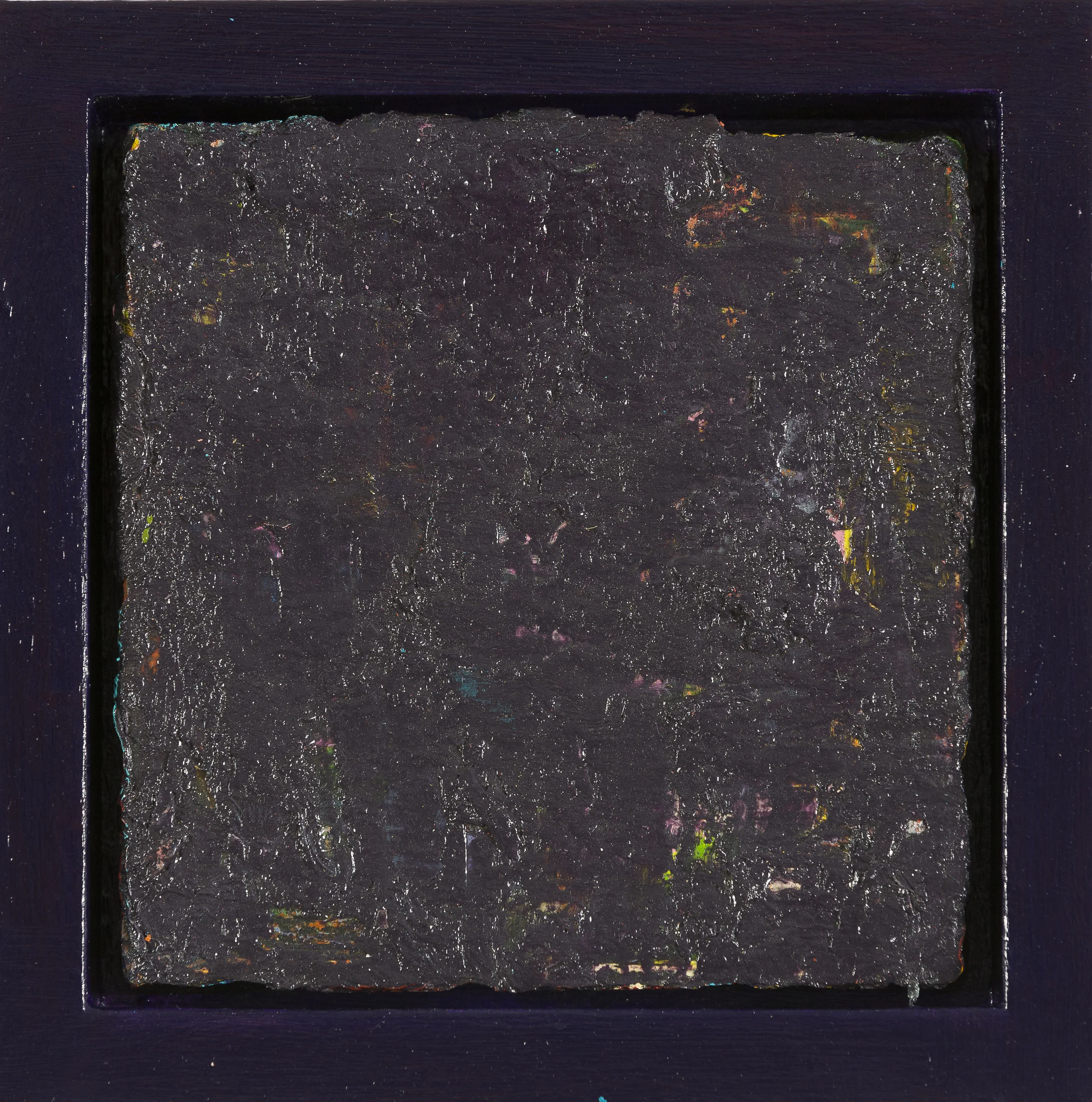 Ancho Pepper, 2015, oil on canvas, acrylic on timber frame, 20 x 20 x 5.5 cm