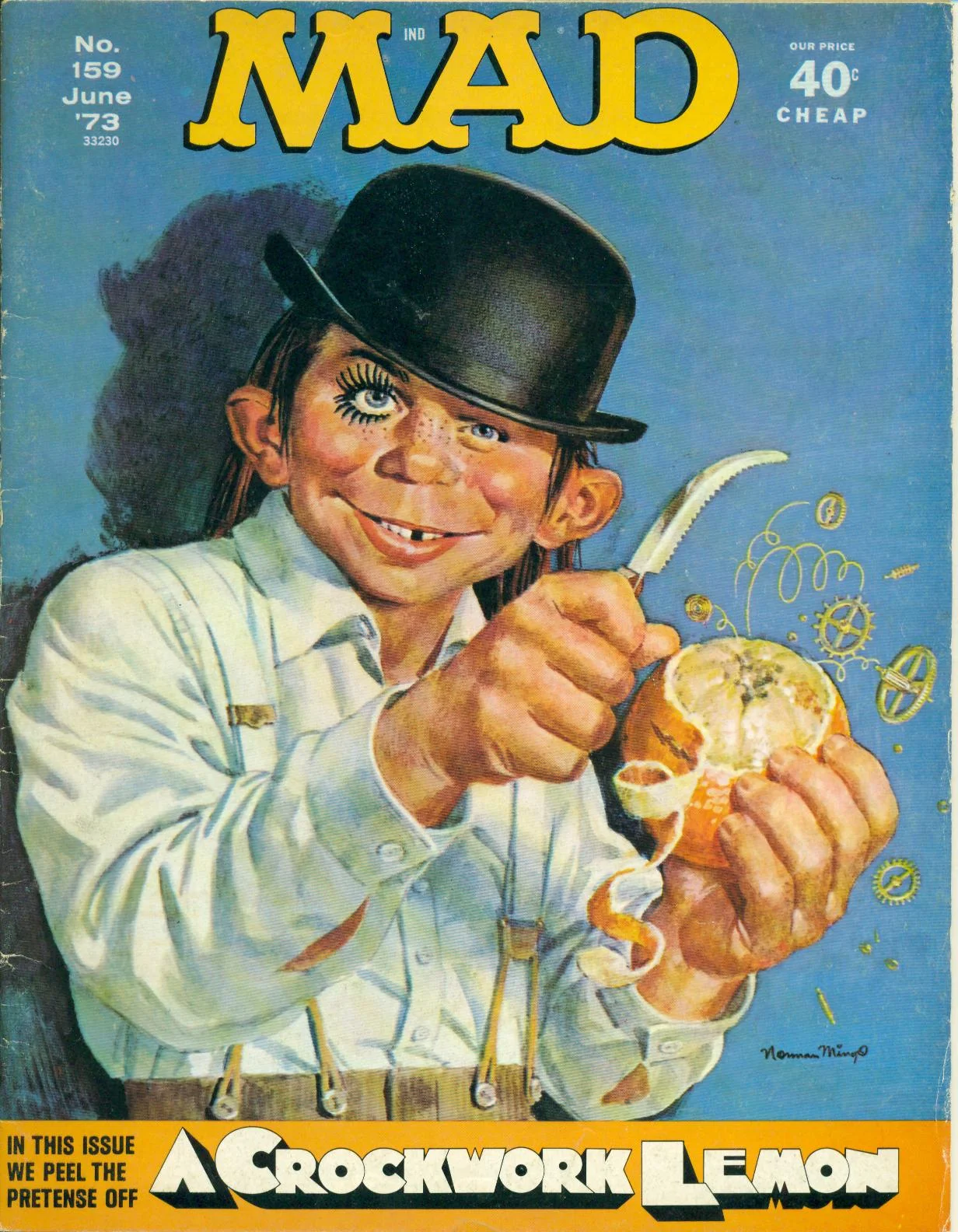 'A Clockwork Orange', June 1973 by Norman Mingo