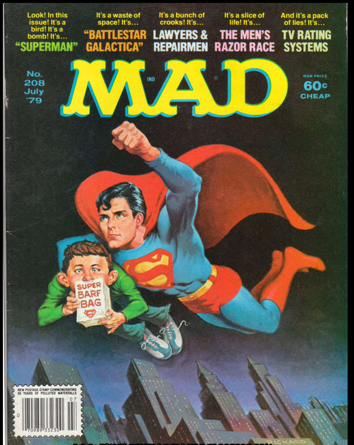 'Superman', July 1979 by Jack Rickard.