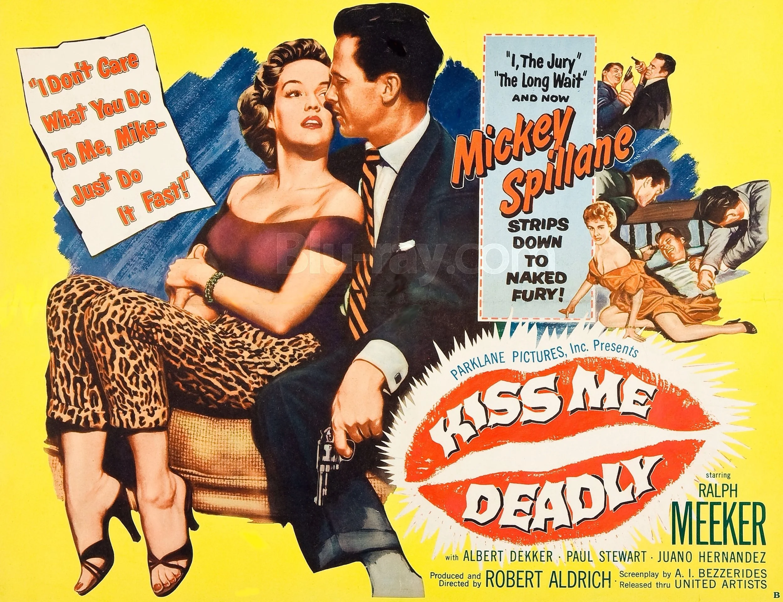 KISS ME DEADLY is regarded as one of the greatest Film Noir titles.