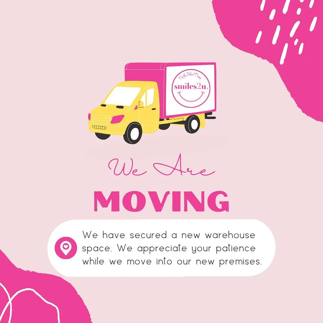 We’re very excited to announce that after 10 years we have secured a warehouse for Smiles2U.
It’s an exciting opportunity for us as we move into a much bigger space and will be able to have an office and somewhere to work together.
Watc