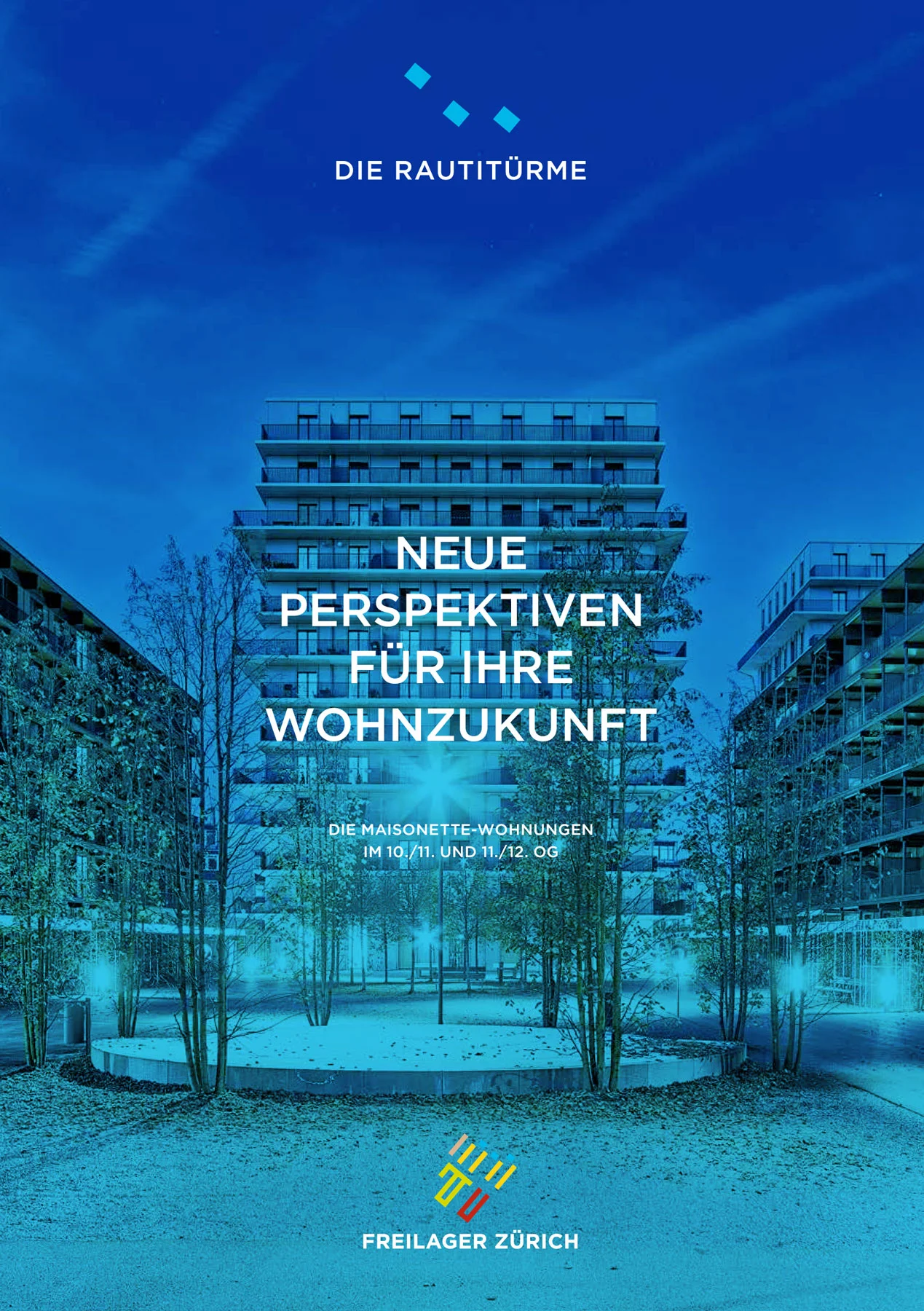 Werbeplakate für Freilager in Zürich