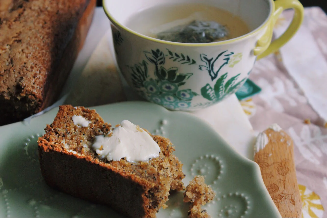 Vegan Lemon Poppyseed Bread