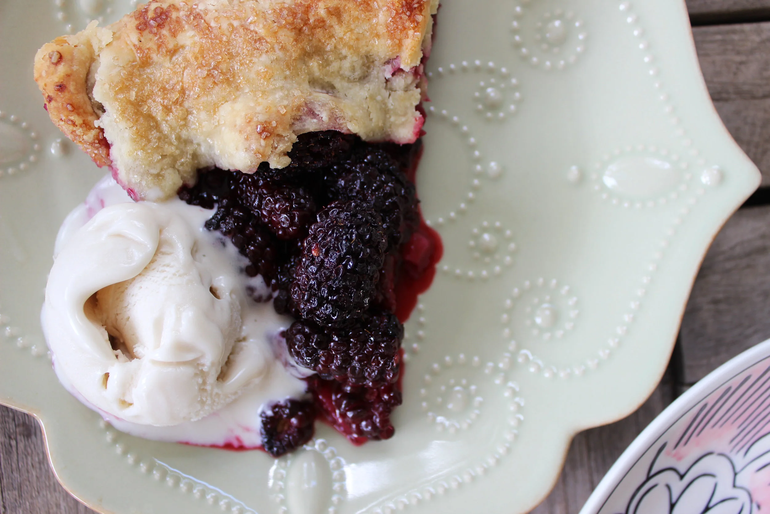 Rustic Blackberry Galette - Vegan 
