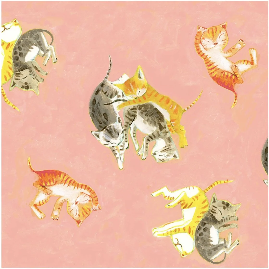 Large Heat Pack in Cat Play Coral