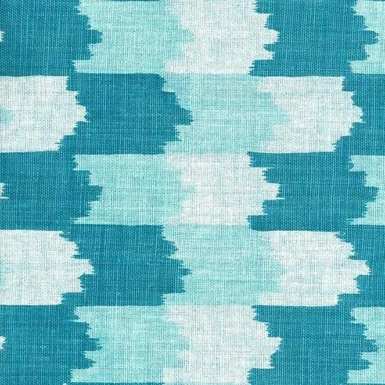 Classic-Linen-Wallet-Aqua-Tulum-Print