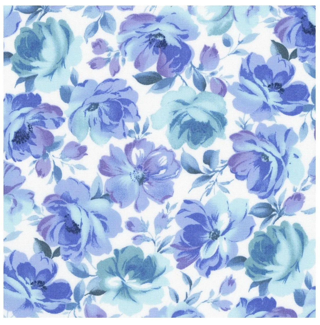 Anxiety Relief Eye Pillow in Blue Flowers