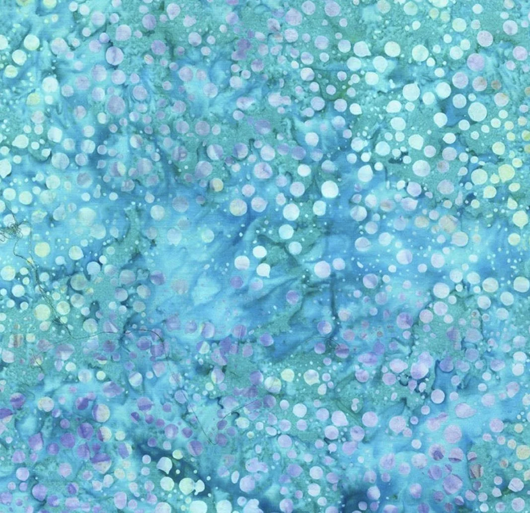 Headache Relief Eye Pillow in Turquoise Batik