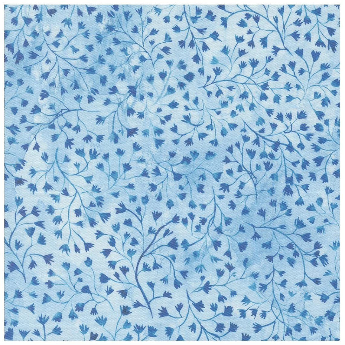 Anxiety Relief Eye Pillow in Blue Vines