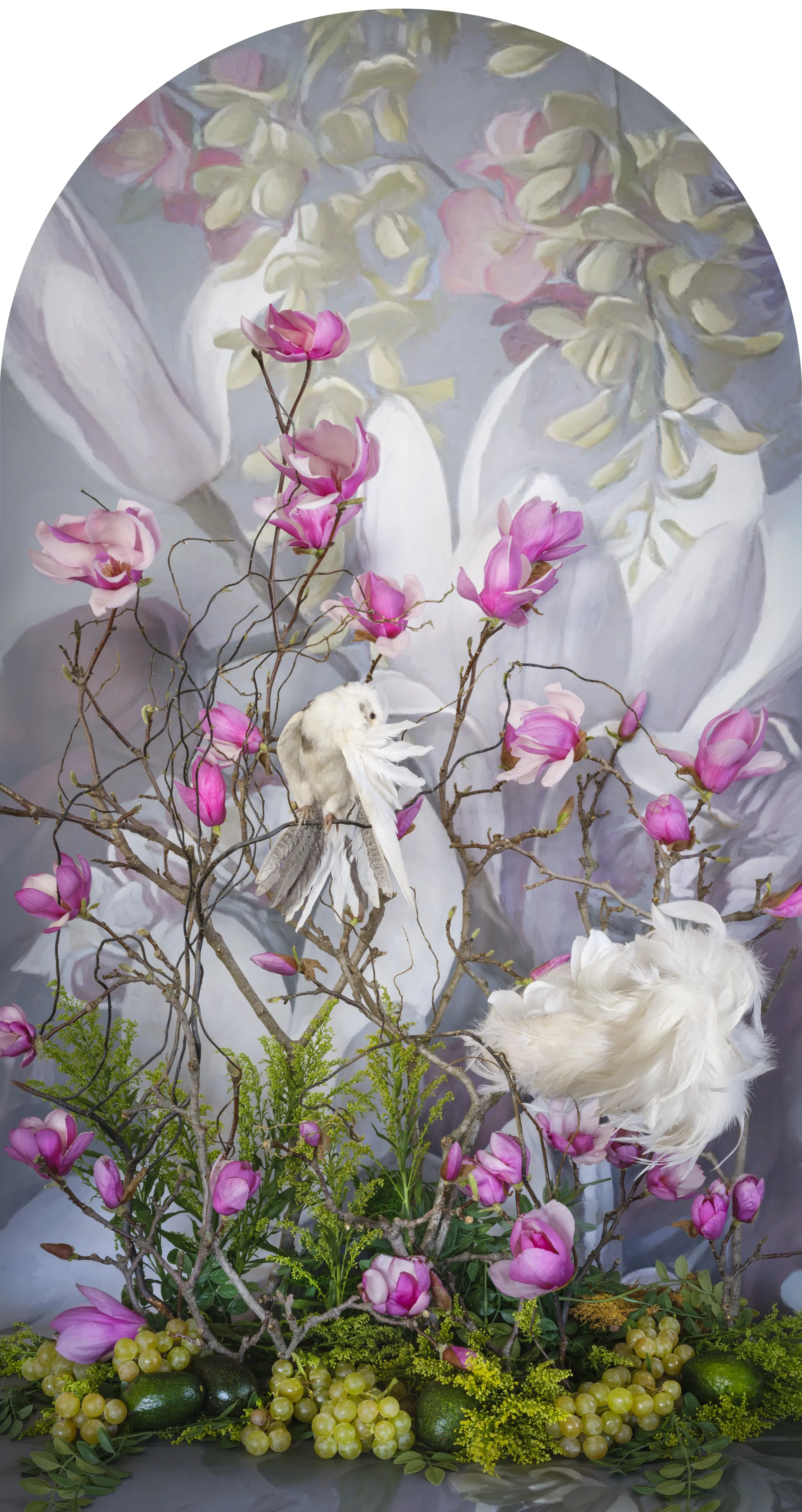Preening Cockatiel with Avocado Nesting, 2026 (Copy)