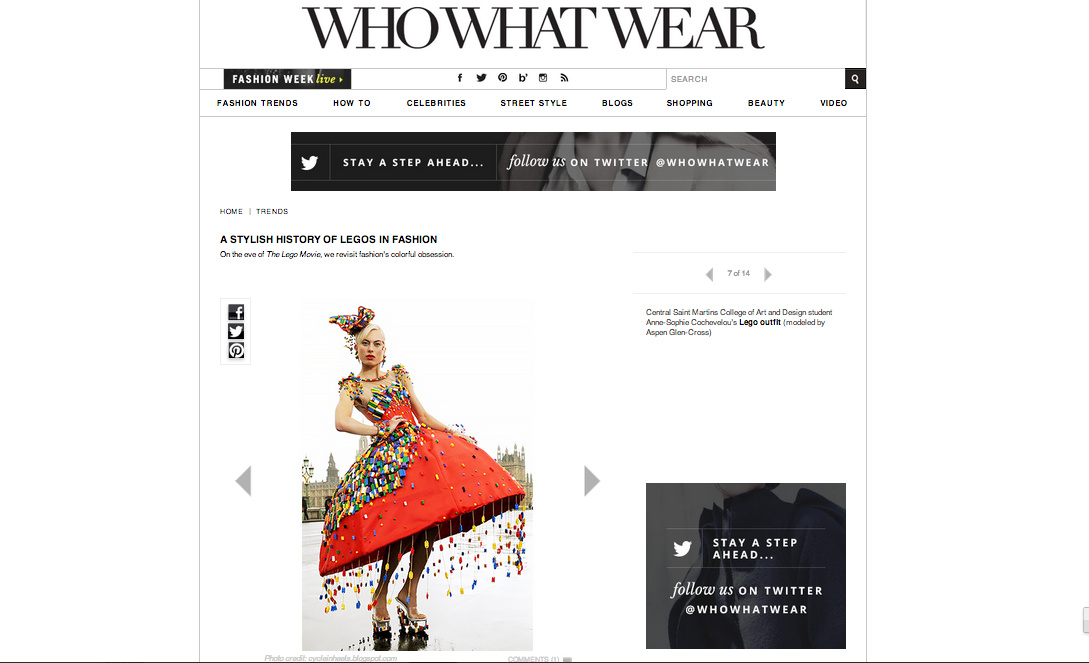 Who, What, Wear, march 2014