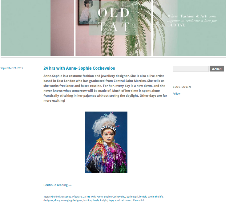 Old Tat blog, September 2015, UK 