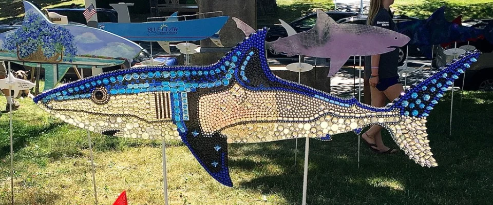 Shark Art courtesy of the Chatham Merchant's Association