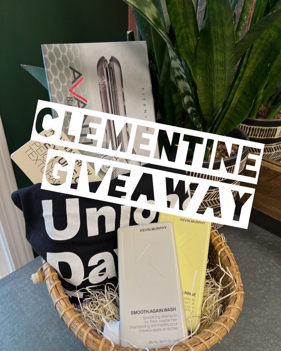 🍊GIVEAWAY ALERT🍊 ❌CLOSED

✨ We're thrilled to announce a fabulous giveaway from Clementine Hair Studio! Get ready to revamp your hair routine with the chance to win some amazing goodies! 
✨ One lucky winner will receive a premium Babyliss flat iron