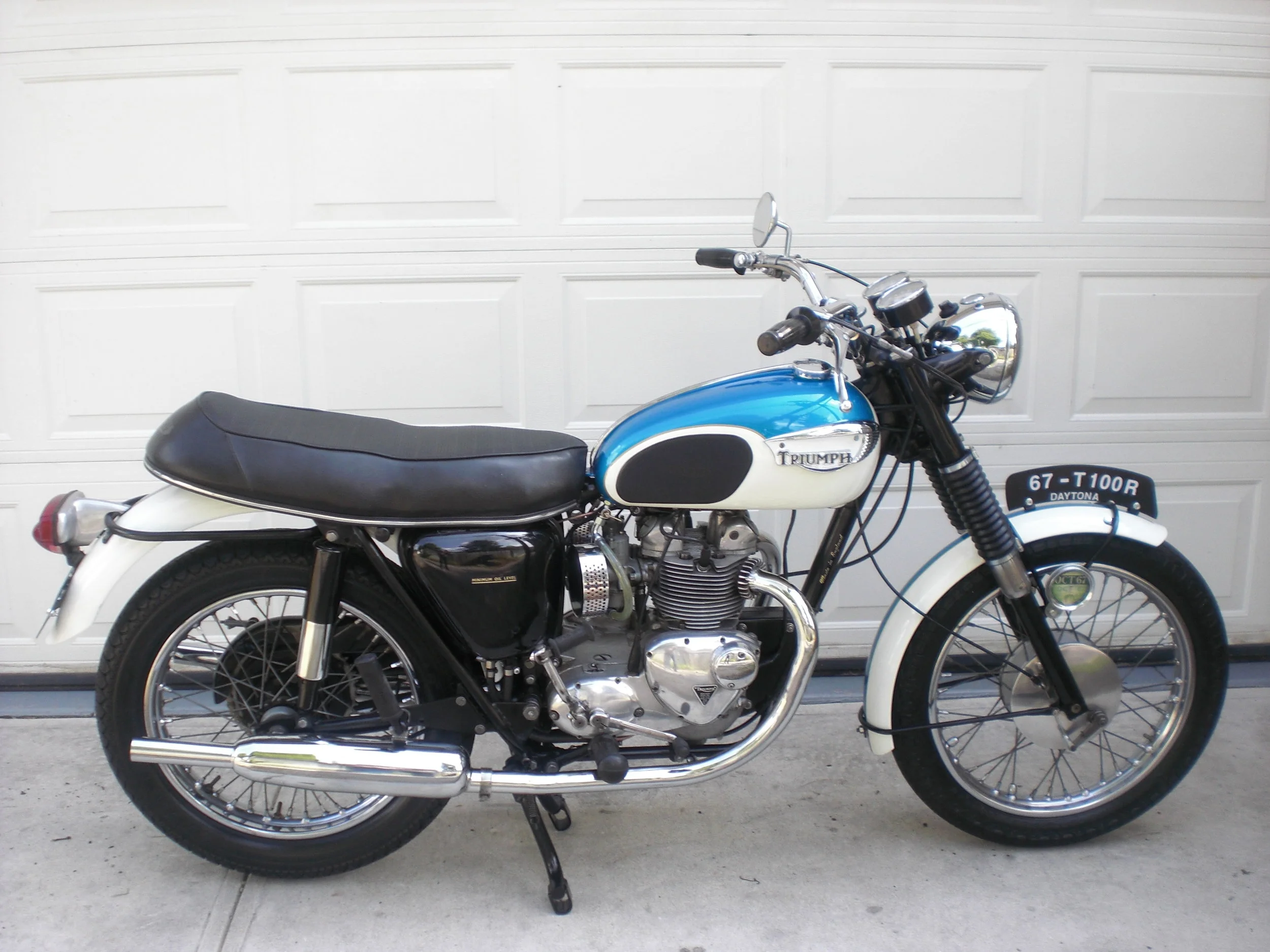 1967 Triumph T100R Daytona $9000