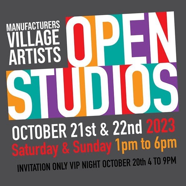 Email reminder just went out for @mvartists Open Studios coming up this weekend, as well as my free ticket code for @theotherartfair ! If you missed out on the free ticket code, make sure to sign up for my newsletter (via link in bio) as I&rsquo;ll b