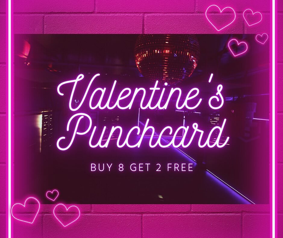 ❤️&zwj;🔥Valentines Punchcard Special❤️&zwj;🔥 Buy 8 get 2 FREE! Available to purchase 2/13-2/14!