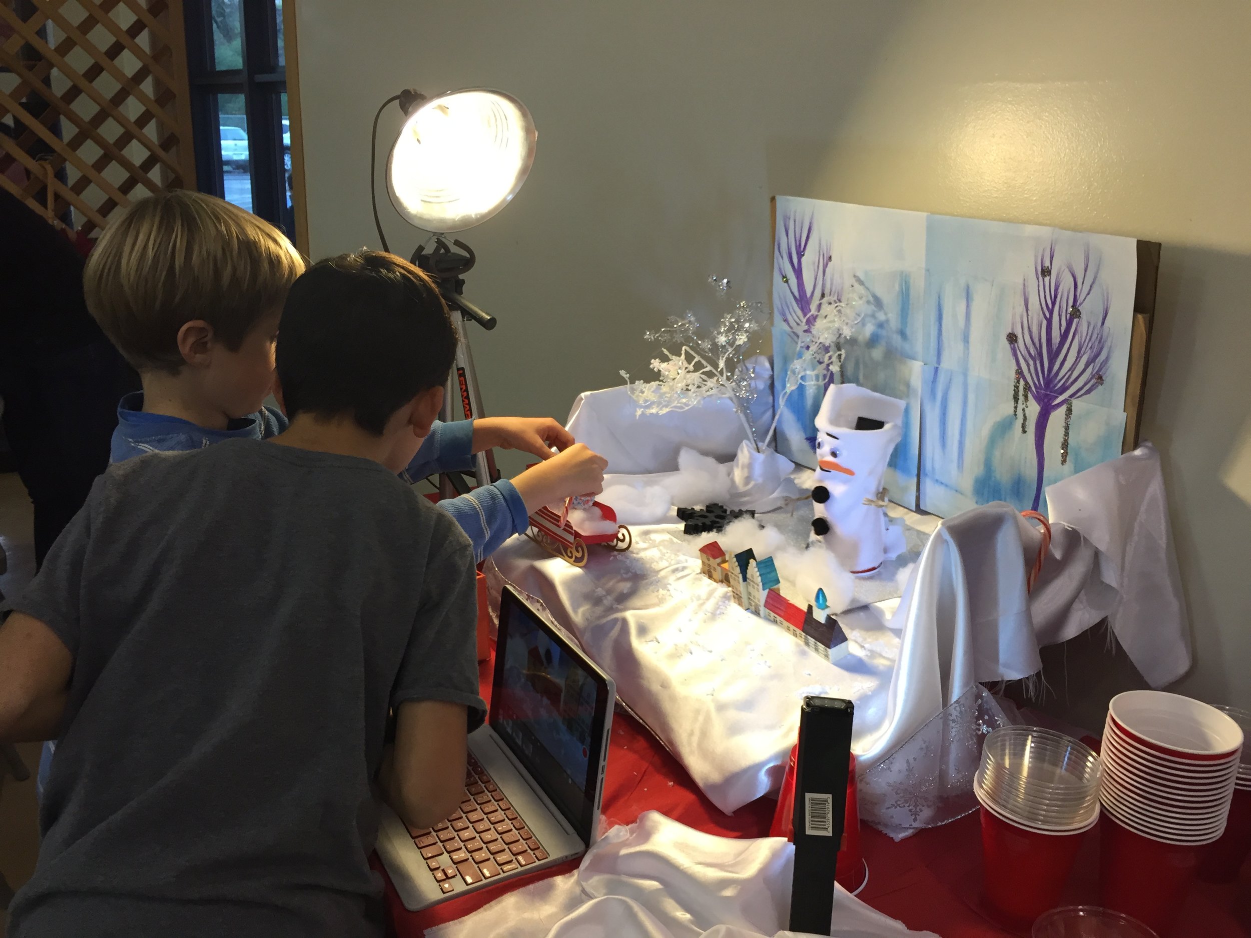 Stop motion animation station, Kent Craft Fair